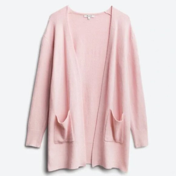 MADEWELL Pink Wool Alpaca Cardigan Size S - Picture 2 of 16